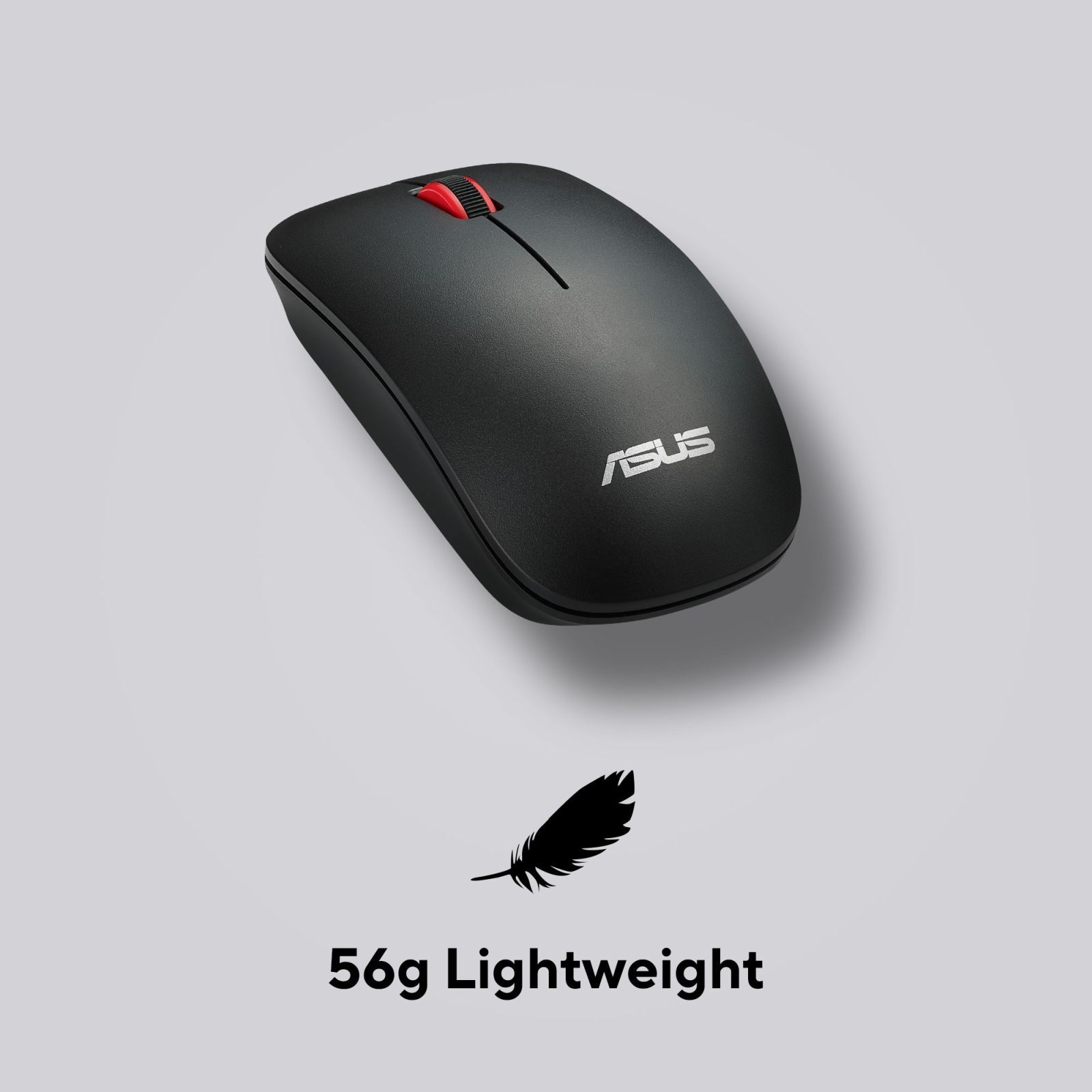 ASUS WT300 Wireless Mouse with 2.4GHz Nano Dongle (1000 to 1600 DPI Adjustable, Optical Sensor, Matte Black)_4