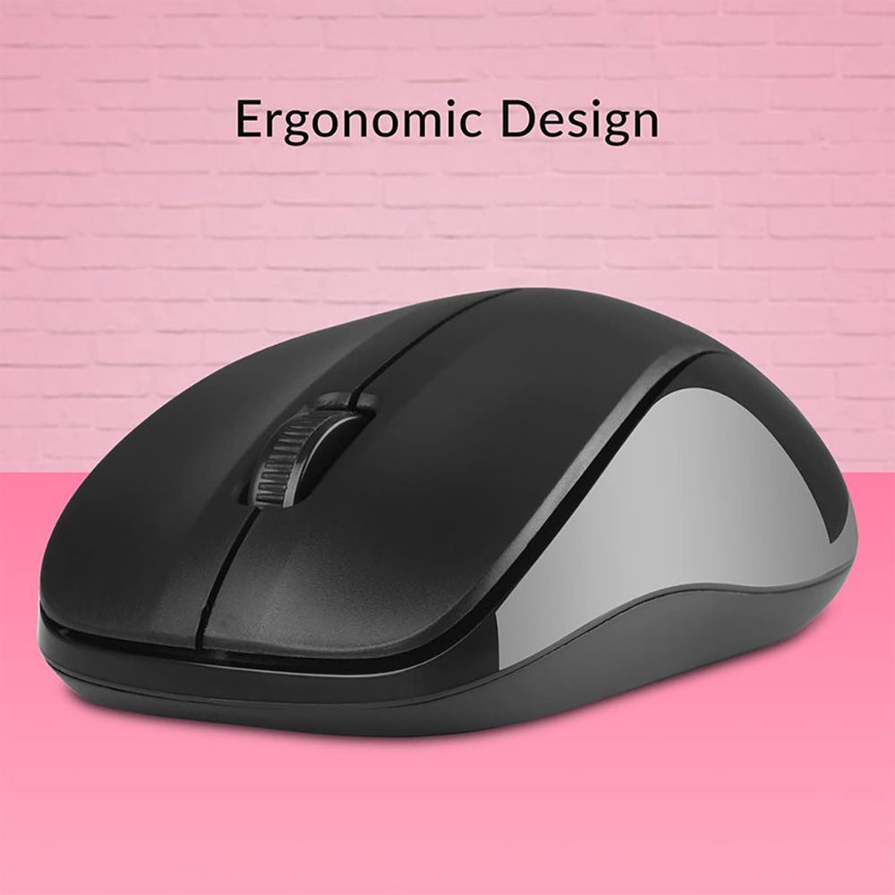 Zebronics Zeb Companion 107 Wireless Keyboard & Mouse Combo (104 Keys, 1200 DPI, Ergonomic Design, Black) Zebronics Zeb Companion 107 Wireless Keyboard & Mouse Combo (104 Keys, 1200 DPI, Ergonomic Design, Black)_3