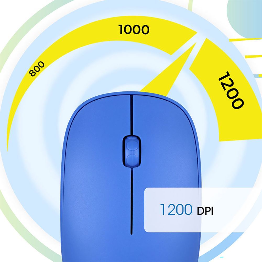 Zebronics Zeb-Haze 2.4GHz Wireless Optical Mouse with 1 Million Click Cycles (1200 DPI Adjustable, Power Saving Mode, Blue) Zebronics Zeb-Haze 2.4GHz Wireless Optical Mouse with 1 Million Click Cycles (1200 DPI Adjustable, Power Saving Mode, Blue)_6