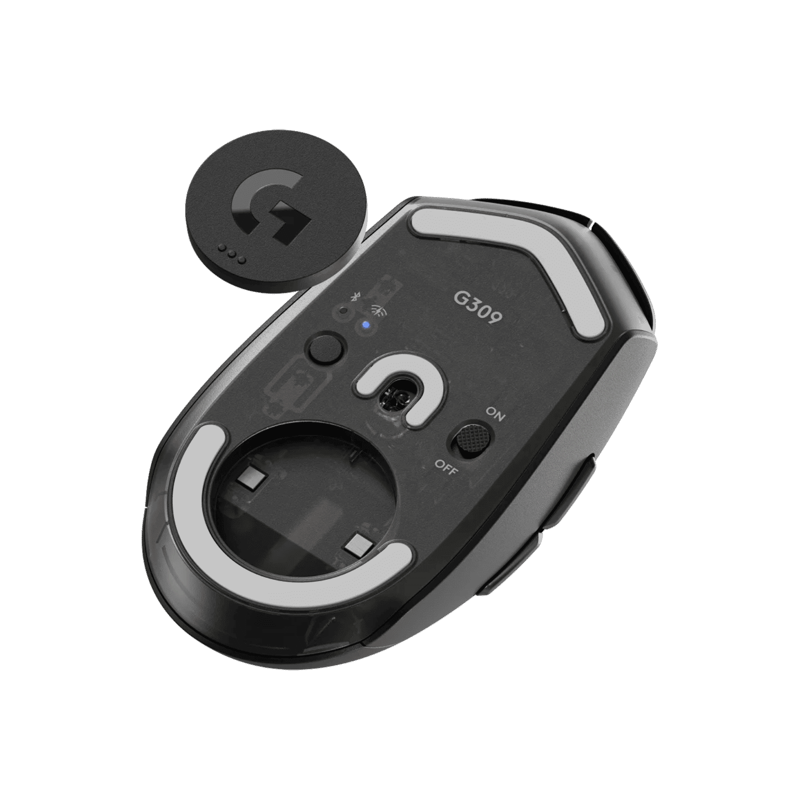 logitech G309 LIGHTSPEED Wireless Optical Gaming Mouse with Customizable Buttons (25600 DPI Adjustable, Mechanical Switch Design, Black)_8