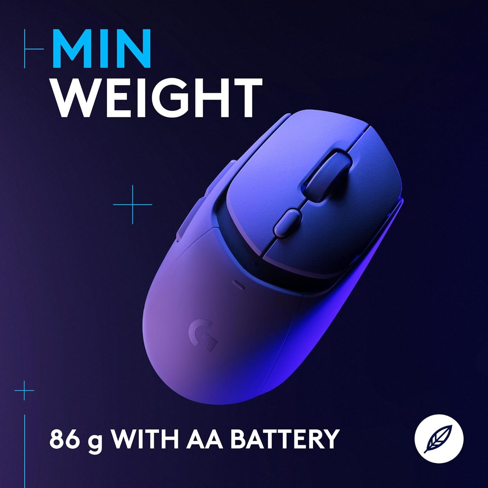 logitech G309 Lightspeed Rechargeable Wireless Optical Mouse with Hybrid Mechanical Switches (25600 DPI Adjustable, Hero 25K Sensor, White)_7