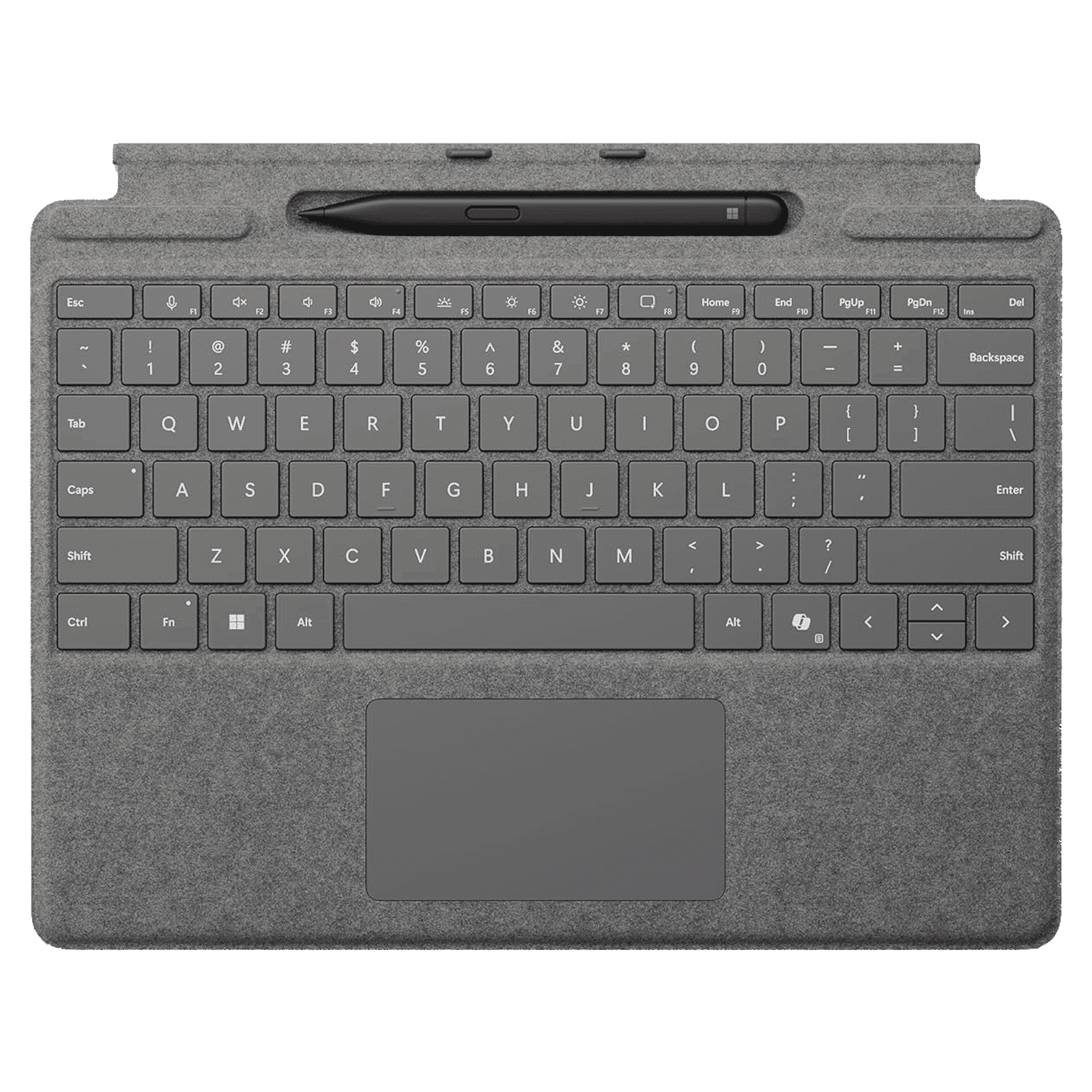 Microsoft EP2-01831 Wireless Keyboard Case for Surface Pro (11th Gen) with Slim Pen (78 Backlit Keys, Platinum)_1