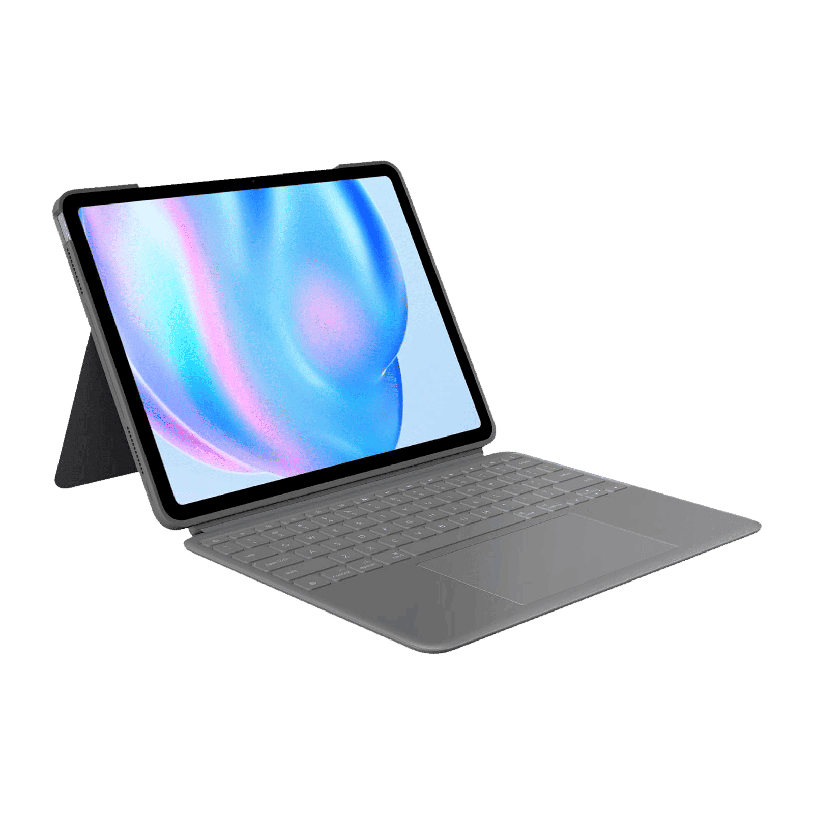 logitech Combo Touch Detachable Keyboard for Apple iPad Air 13 Inch Tablets with Touchpad (Flexible Kickstand, Oxford Grey)_1