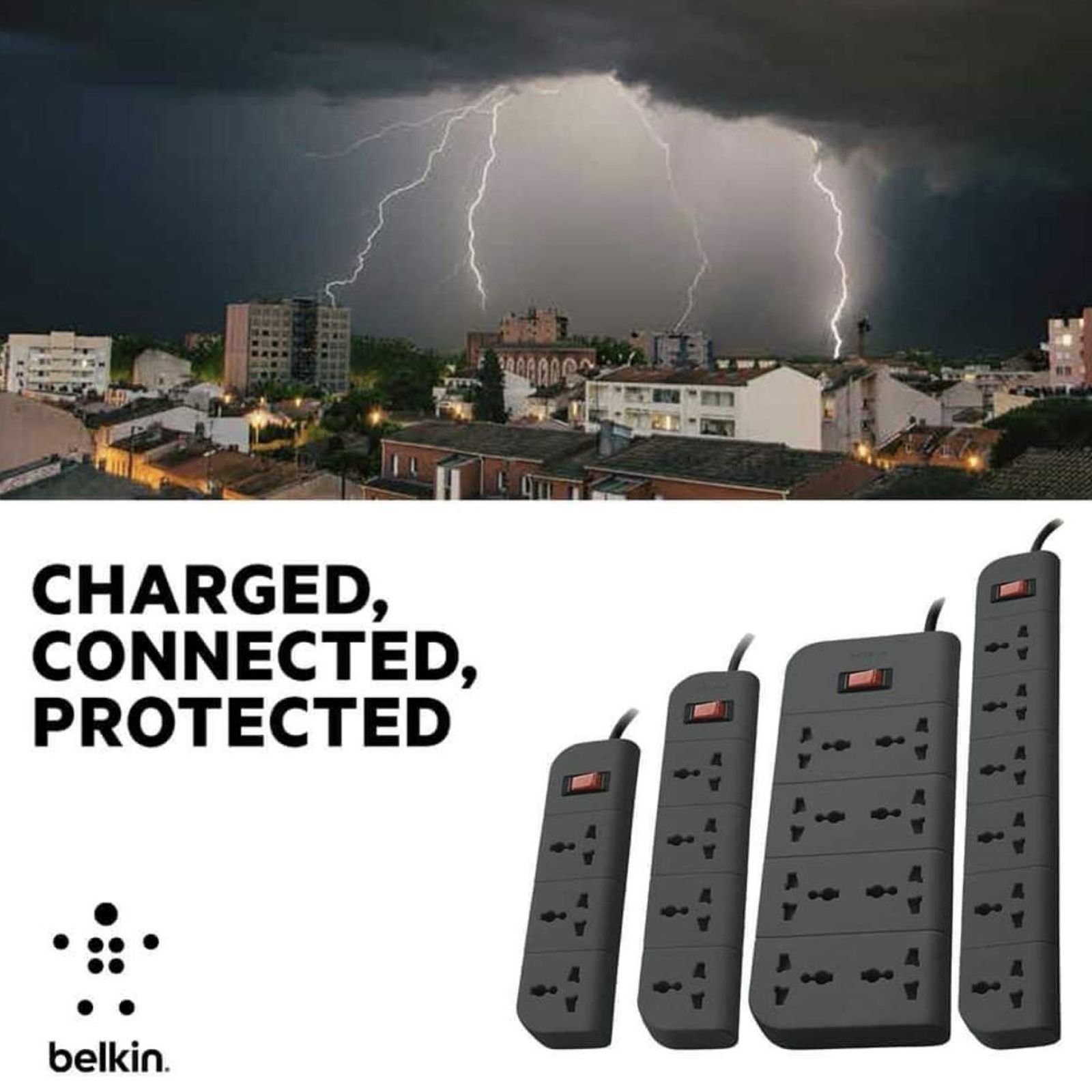 belkin Economy Series 6 Amps 8 Sockets Surge Protector with Individual Switch (2 Meters, Heavy Duty Cable Overload Protection, F9E800zb2M, Grey) belkin Economy Series 6 Amps 8 Sockets Surge Protector with Individual Switch (2 Meters, Heavy Duty Cable Overload Protection, F9E800zb2M, Grey)_4