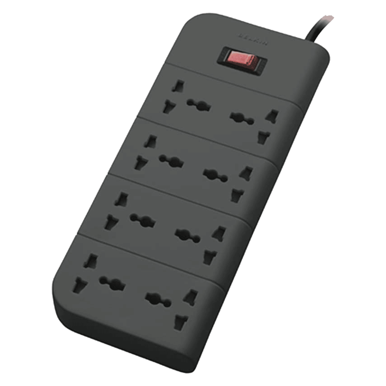 belkin Economy Series 6 Amps 8 Sockets Surge Protector with Individual Switch (2 Meters, Heavy Duty Cable Overload Protection, F9E800zb2M, Grey) belkin Economy Series 6 Amps 8 Sockets Surge Protector with Individual Switch (2 Meters, Heavy Duty Cable Overload Protection, F9E800zb2M, Grey)_1