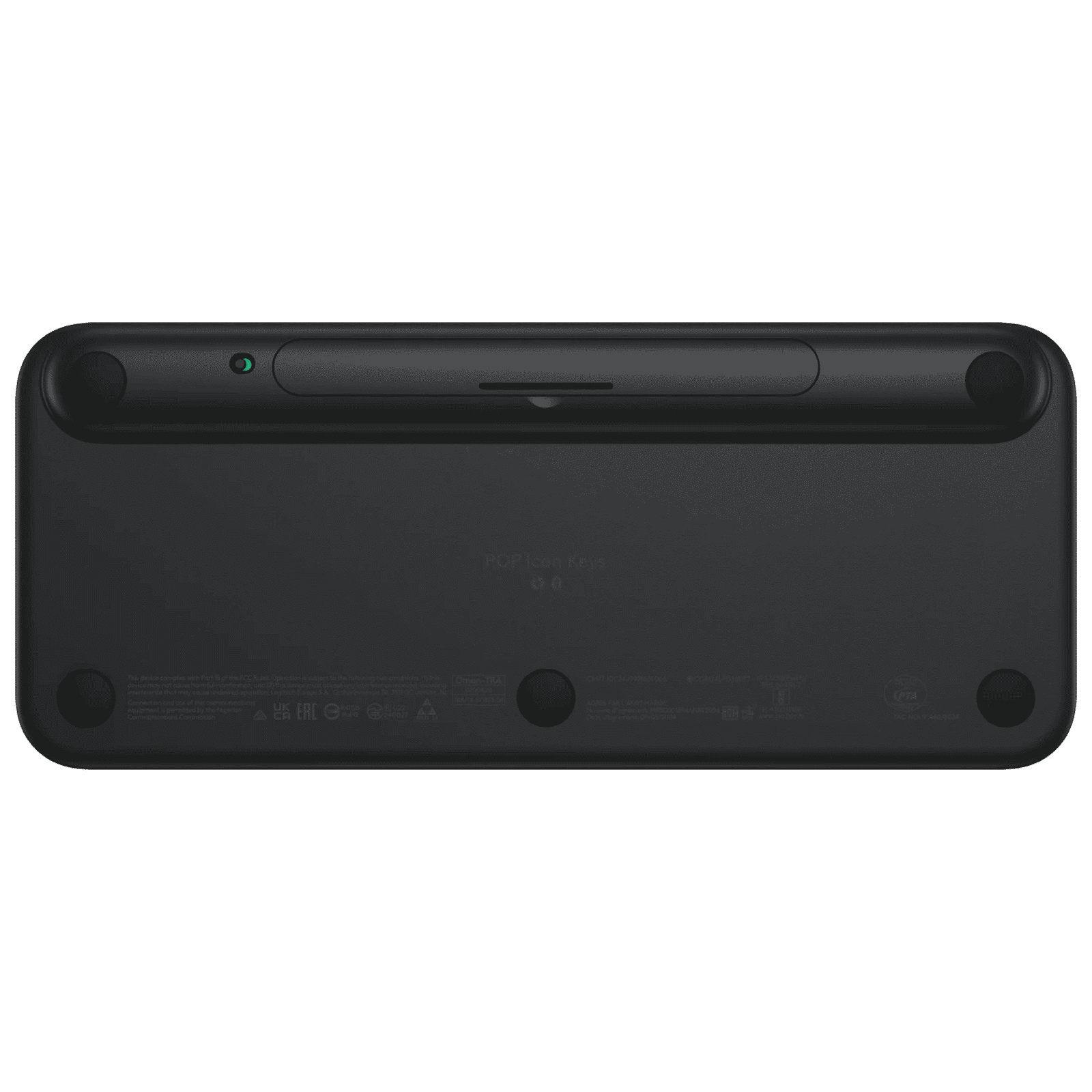 logitech POP Icon Keys Bluetooth Wireless Keyboard with Customizable Action Keys (Easy Switch Keys, Graphite and Green) logitech POP Icon Keys Bluetooth Wireless Keyboard with Customizable Action Keys (Easy Switch Keys, Graphite and Green)_6