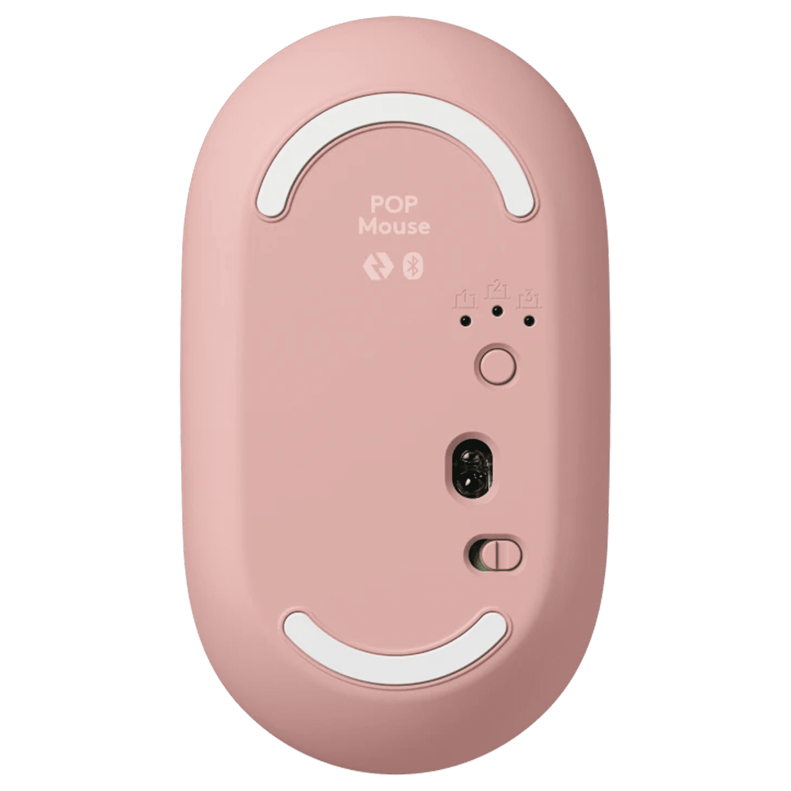 logitech POP Icon Wireless Keyboard & Mouse Combo (400DPI, Made with Recycled Plastic, Rose and Off White)_4