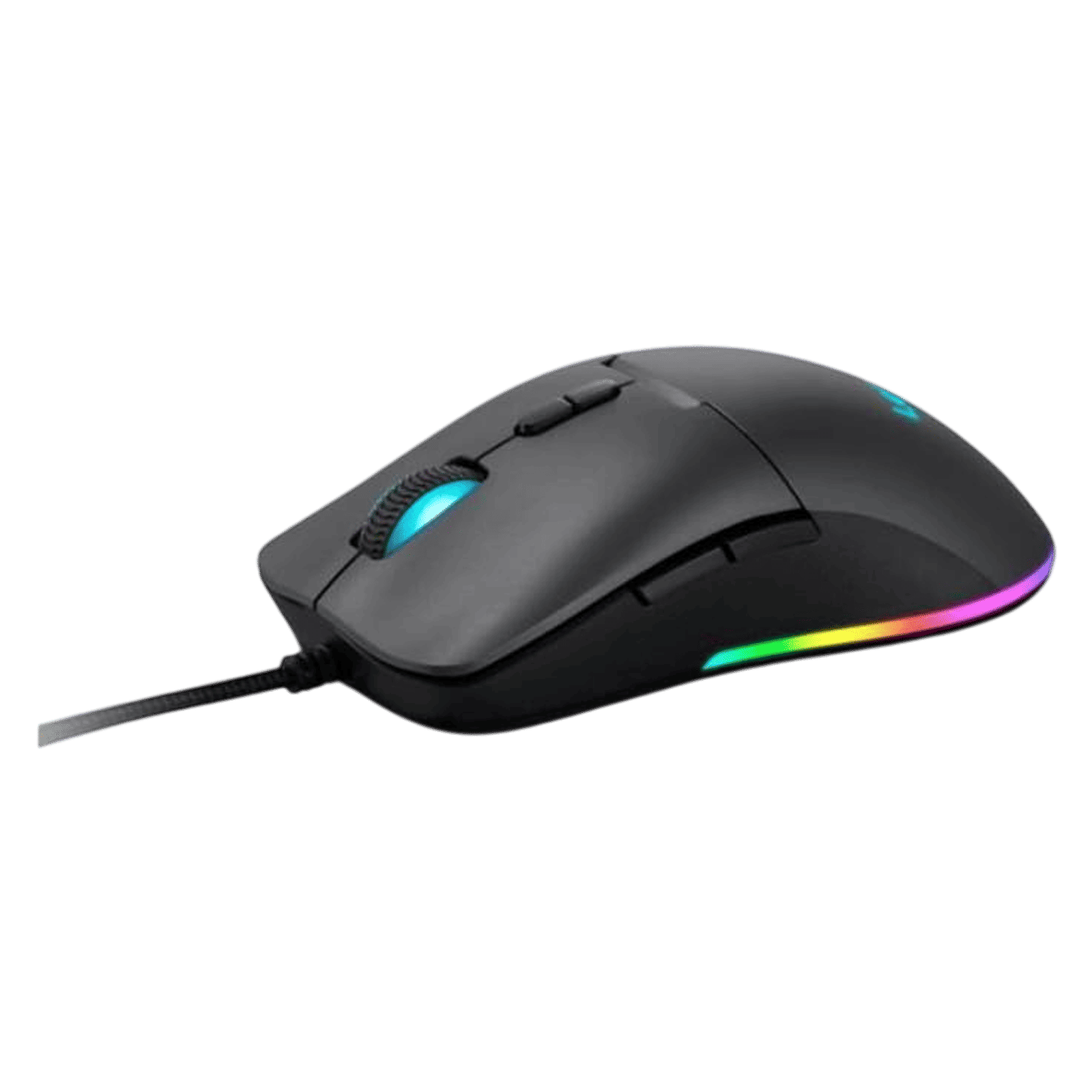 Lenovo M210 Wired RGB Gaming Mouse with 3 Zone RGB Lighting (8000 DPI Adjustable, 4 Levels DPI Switch, Black)_3