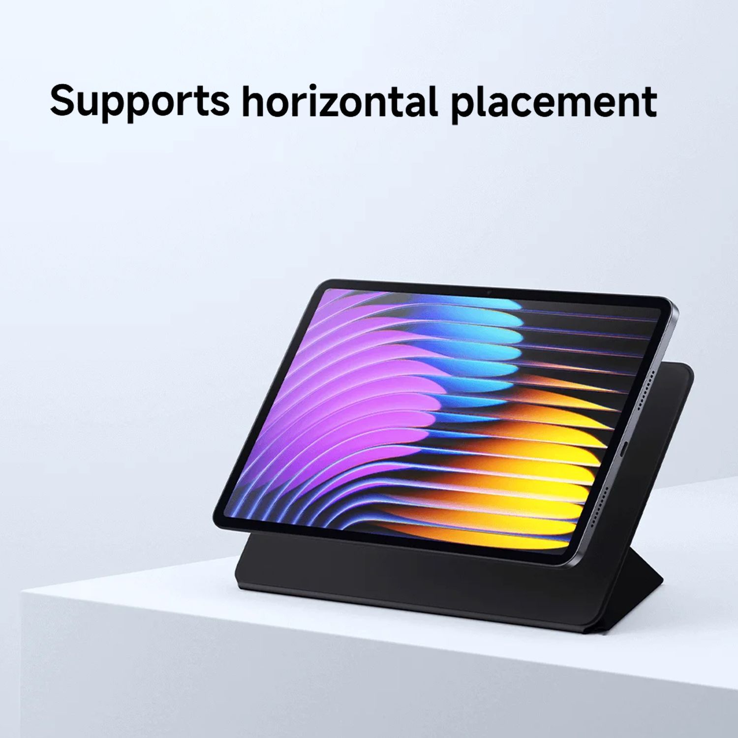 Xiaomi Polyurethane, Polycarbonate & Glass Fiber Case Cover for Xiaomi Pad 7 (Magnetic Absorption, Black)_5