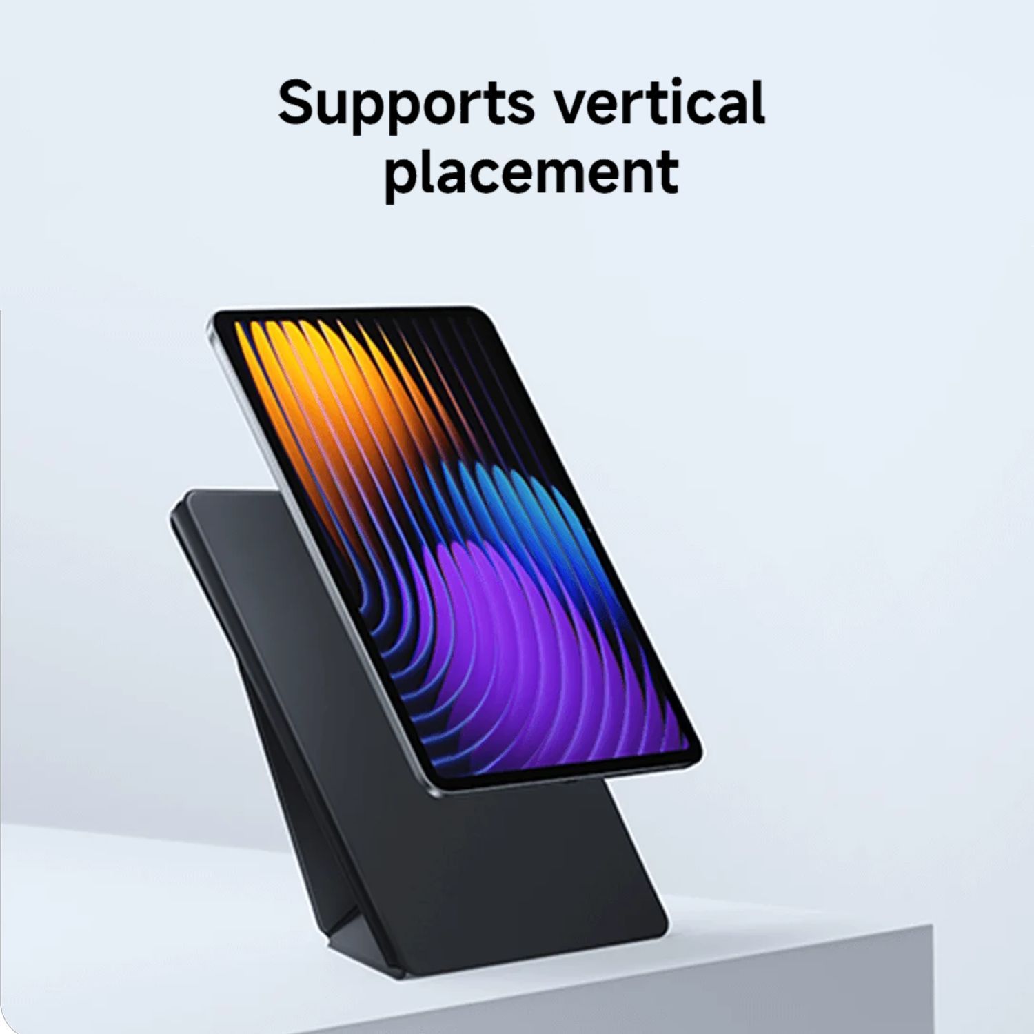 Xiaomi Polyurethane, Polycarbonate & Glass Fiber Case Cover for Xiaomi Pad 7 (Magnetic Absorption, Black)_6