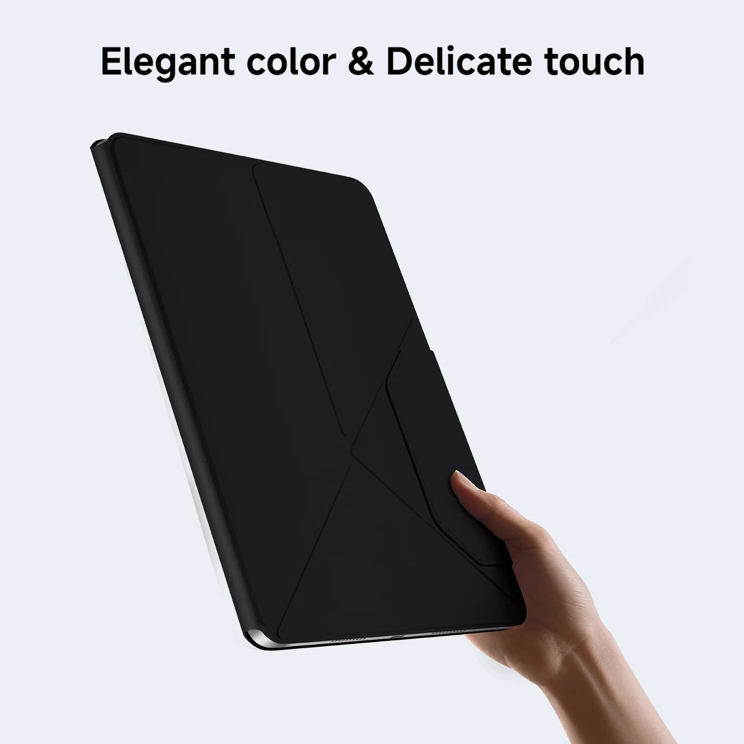 Xiaomi Polyurethane, Polycarbonate & Glass Fiber Case Cover for Xiaomi Pad 7 (Magnetic Absorption, Black)_7