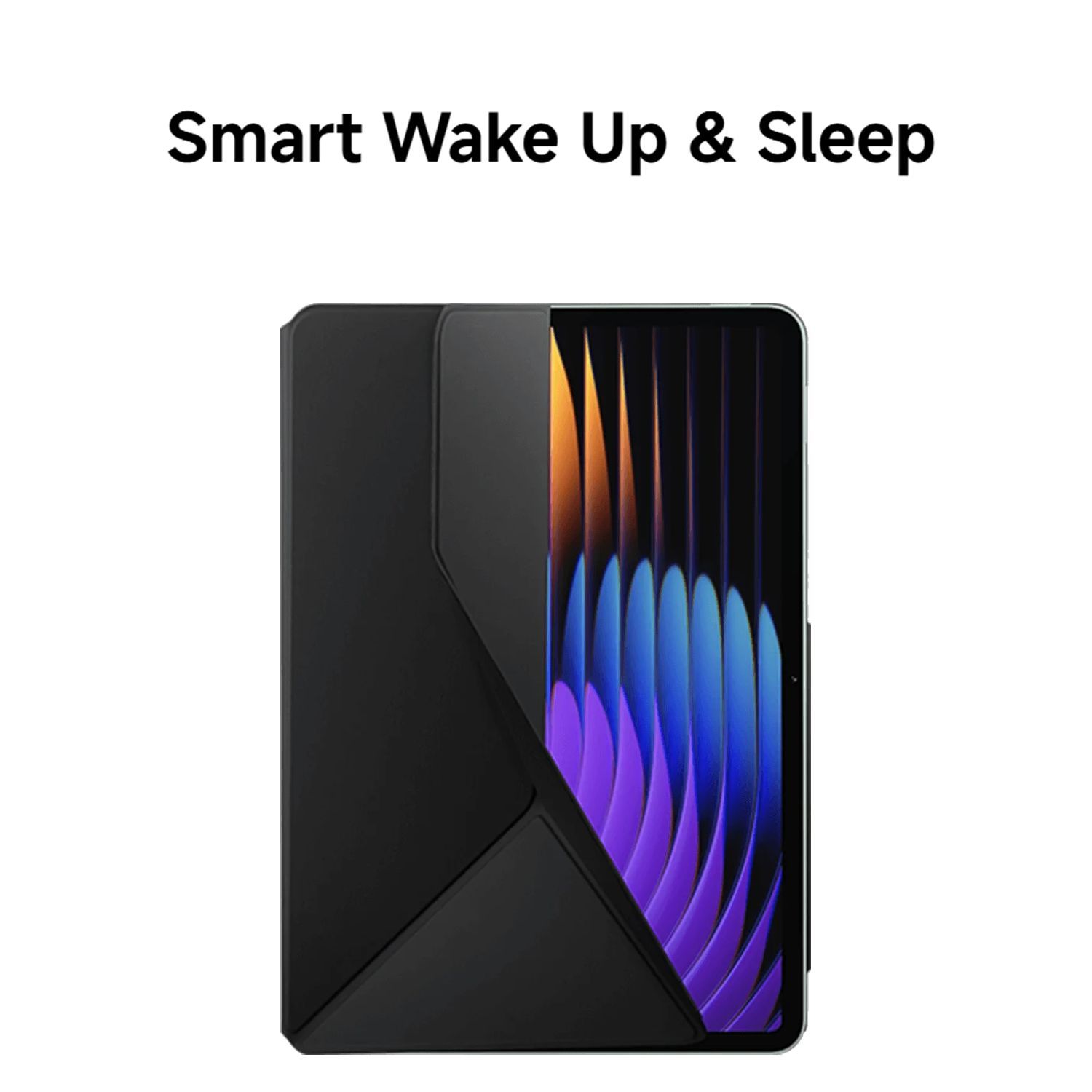 Xiaomi Polyurethane, Polycarbonate & Glass Fiber Case Cover for Xiaomi Pad 7 (Magnetic Absorption, Black)_8