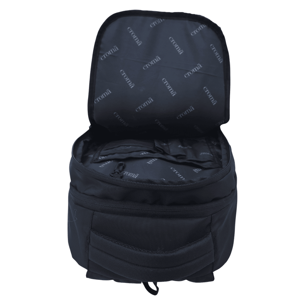 Croma Basic Polyester Laptop Backpack for 15.6 Inch Laptop (20 L, Trolley Hang Strap, Black) Croma Basic Polyester Laptop Backpack for 15.6 Inch Laptop (20 L, Trolley Hang Strap, Black)_4