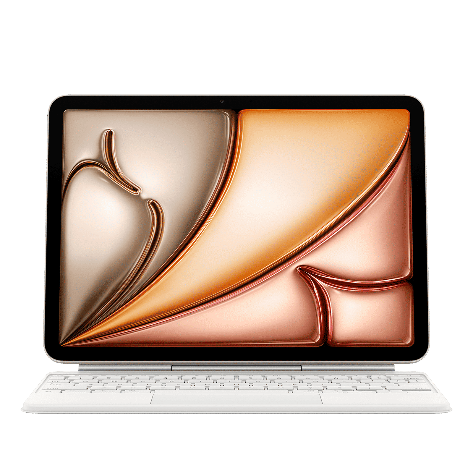 Apple Magic Wireless Keyboard for iPad Air 11 Inch (M3, M2, 4th & 5th Gen) with Touchpad (Multi Touch Gestures, White)_1