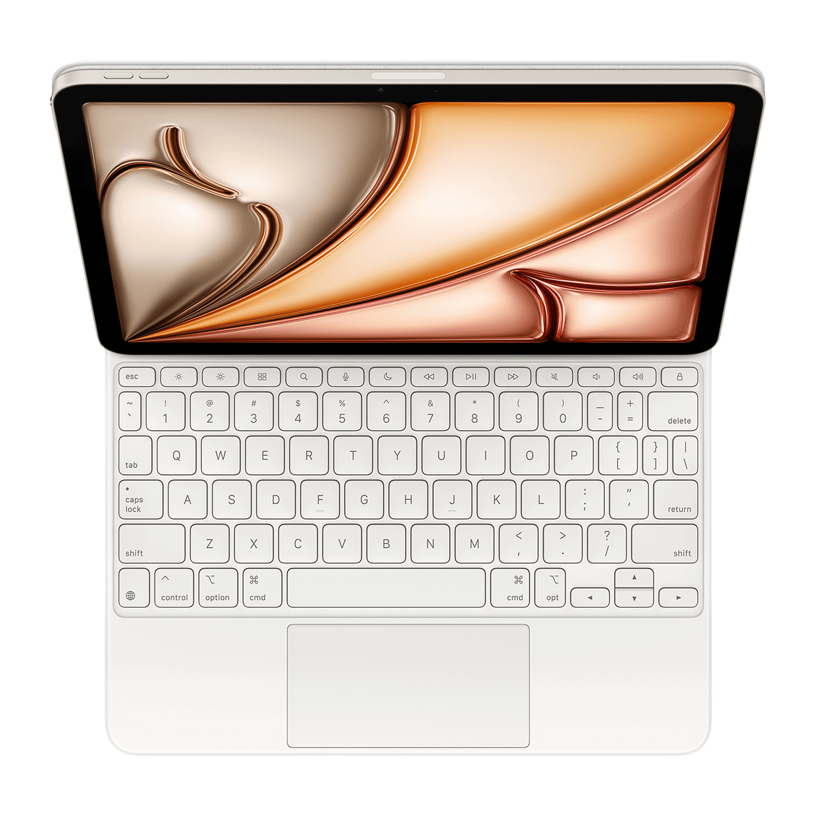 Apple Magic Wireless Keyboard for iPad Air 11 Inch (M3, M2, 4th & 5th Gen) with Touchpad (Multi Touch Gestures, White)_2