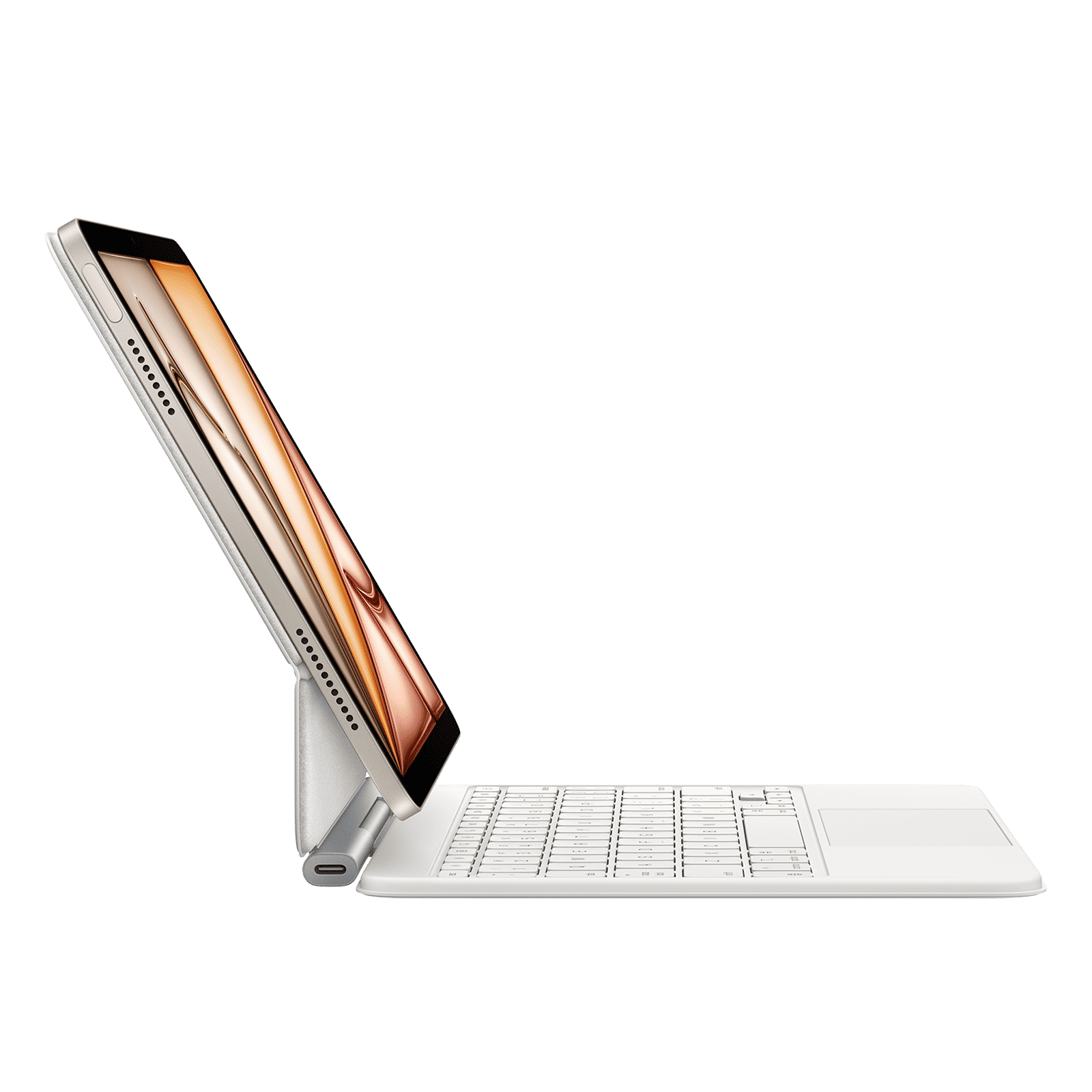 Apple Magic Wireless Keyboard for iPad Air 11 Inch (M3, M2, 4th & 5th Gen) with Touchpad (Multi Touch Gestures, White)_4