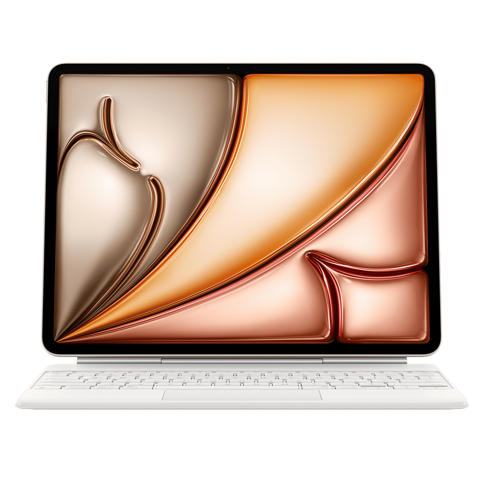 Apple Magic Keyboard for iPad Air 13 Inch (M3 & M2) with Touchpad (Multi Touch Gestures, White)_1