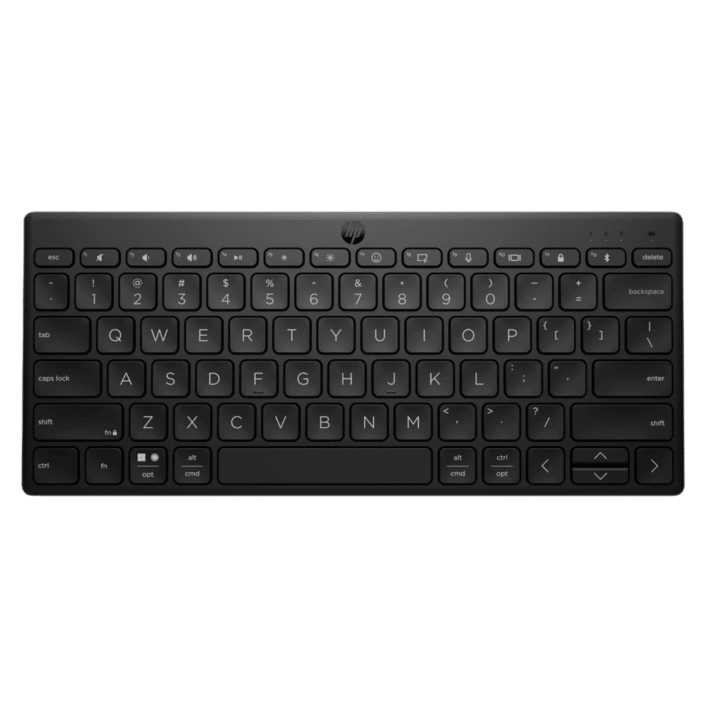 HP 350 Bluetooth 5.2 Wireless Keyboard with Up to 3 Devices Connectivity (OS Auto-Detection, Black) HP 350 Bluetooth 5.2 Wireless Keyboard with Up to 3 Devices Connectivity (OS Auto-Detection, Black)_1