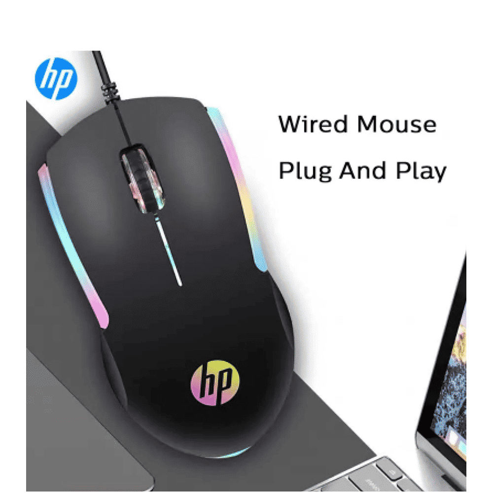 HP M160 Wired Gaming Mouse with LED Backlight (1600 DPI Adjustable, Ergonomic Design, Black) HP M160 Wired Gaming Mouse with LED Backlight (1600 DPI Adjustable, Ergonomic Design, Black)_7