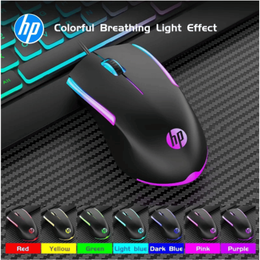 HP M160 Wired Gaming Mouse with LED Backlight (1600 DPI Adjustable, Ergonomic Design, Black) HP M160 Wired Gaming Mouse with LED Backlight (1600 DPI Adjustable, Ergonomic Design, Black)_6