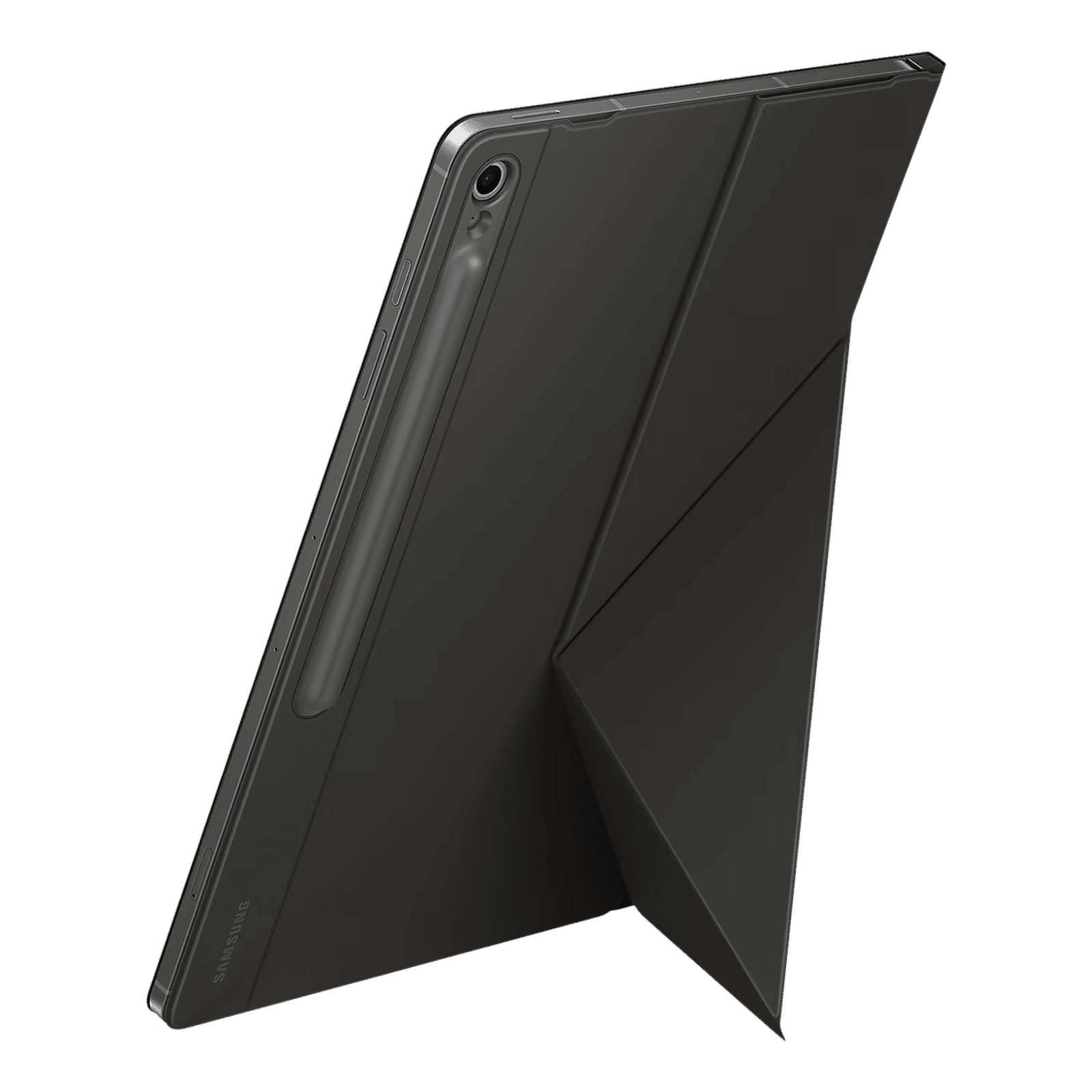 SAMSUNG EF-BX620PBEG Polyurethane Flip Cover for Galaxy Tab S10 FE Plus (Magnetically Attachable, Black)_8