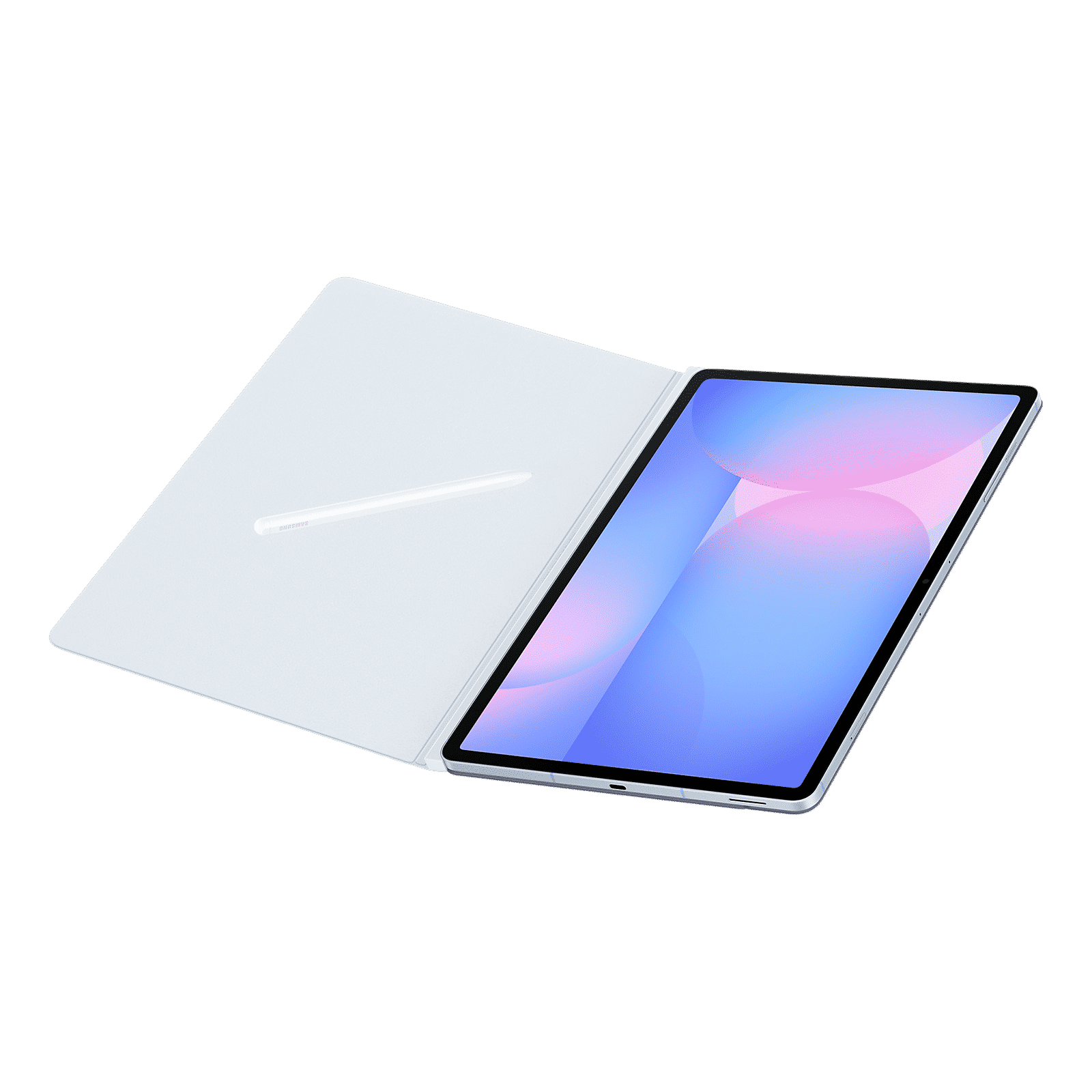 SAMSUNG EF-BX620PLEG Polyurethane Flip Cover for Galaxy Tab S10 FE Plus (Magnetically Attachable, Blue)_4