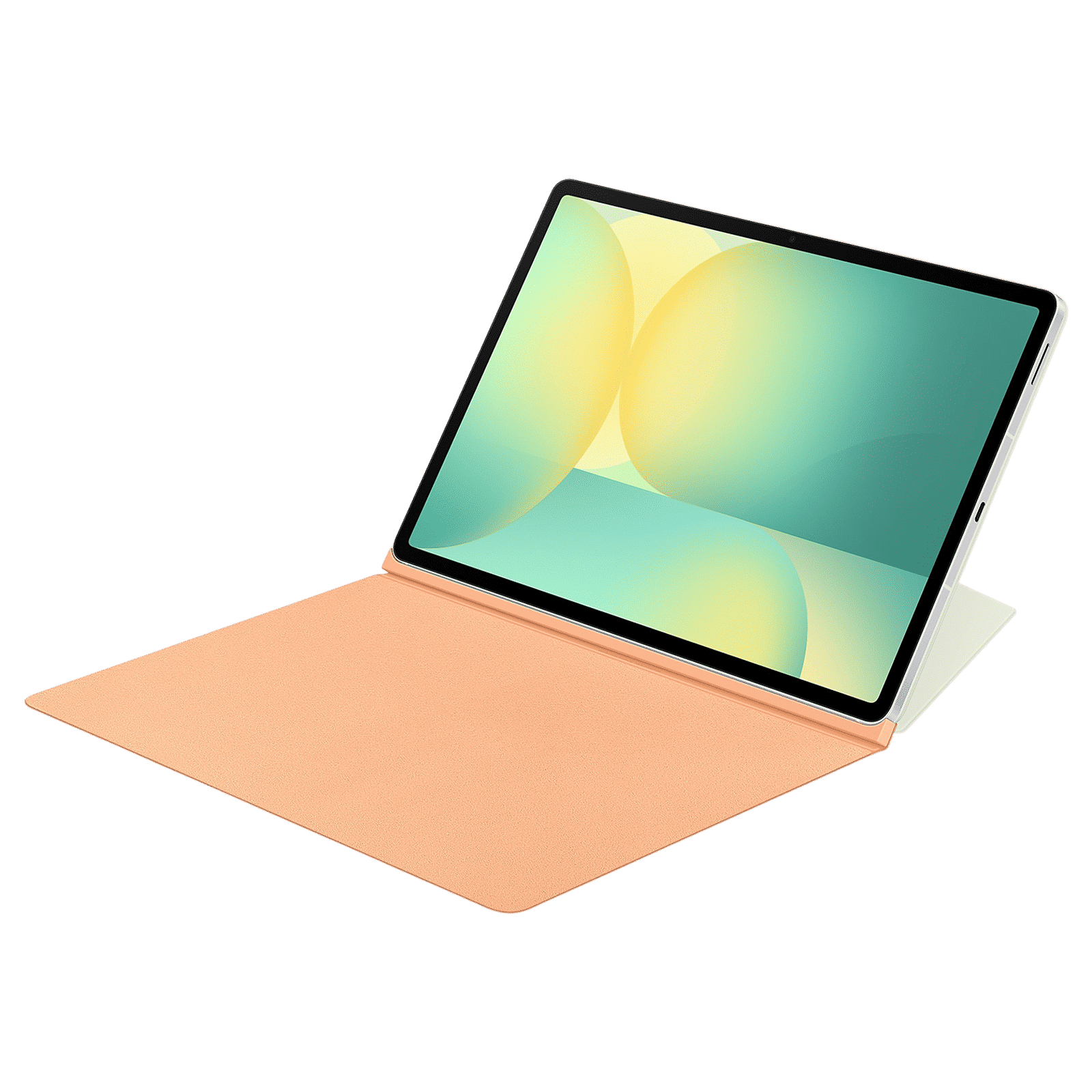 SAMSUNG EF-BX620POEG Polyurethane Flip Cover for Galaxy Tab S10 FE Plus (Magnetically Attachable, Orange)_8