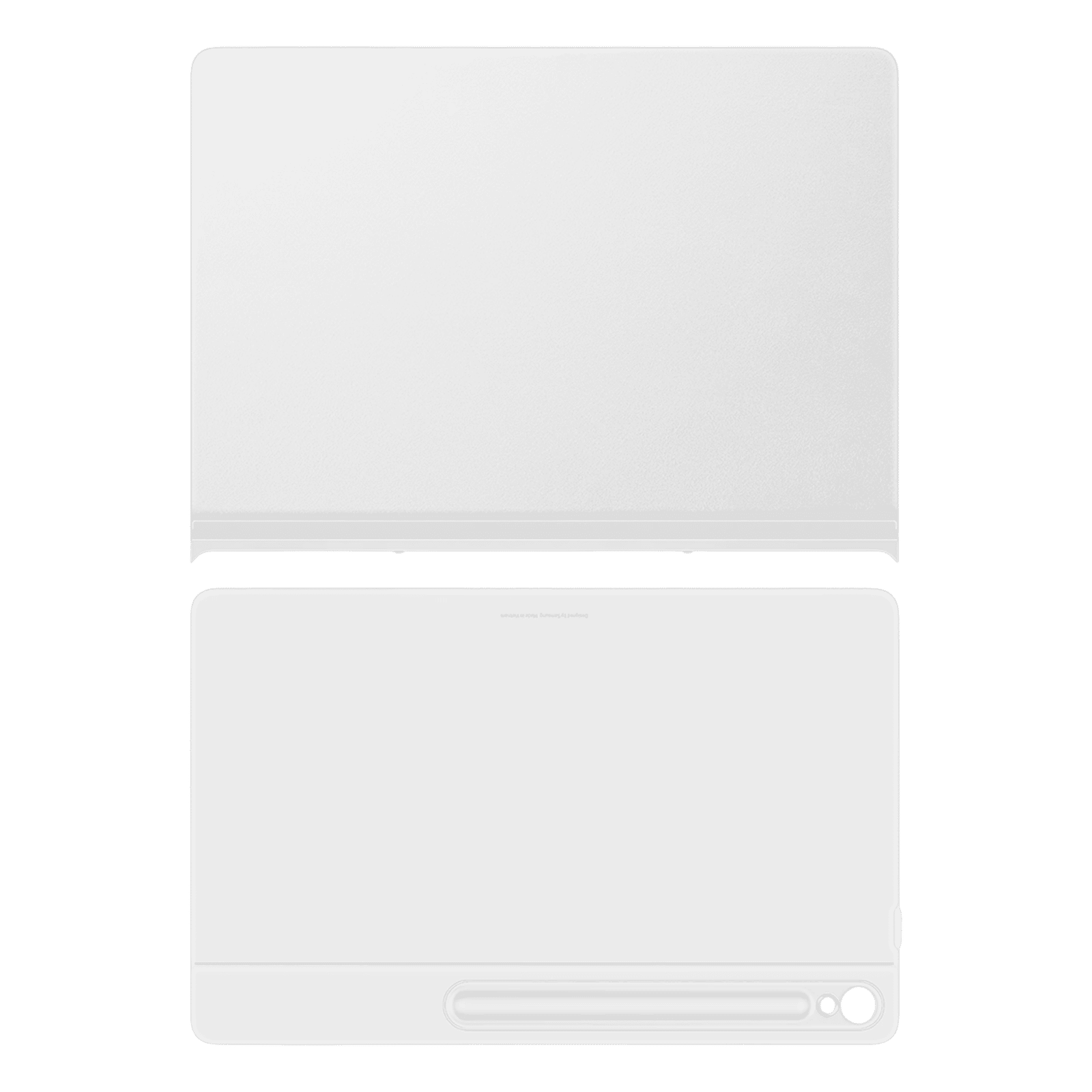 SAMSUNG EF-BX620PWEG Polyurethane Flip Cover for Galaxy Tab S10 FE Plus (Magnetically Attachable, White)_1