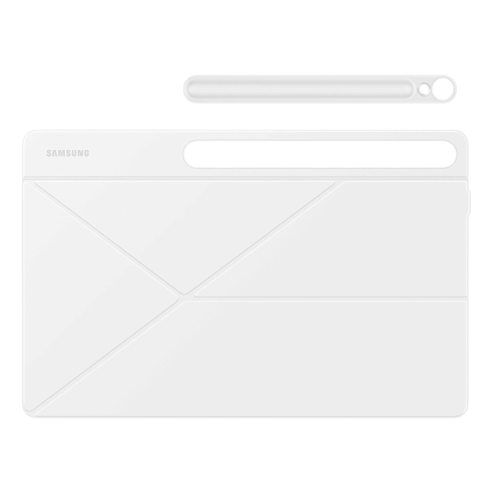 SAMSUNG EF-BX620PWEG Polyurethane Flip Cover for Galaxy Tab S10 FE Plus (Magnetically Attachable, White)_6