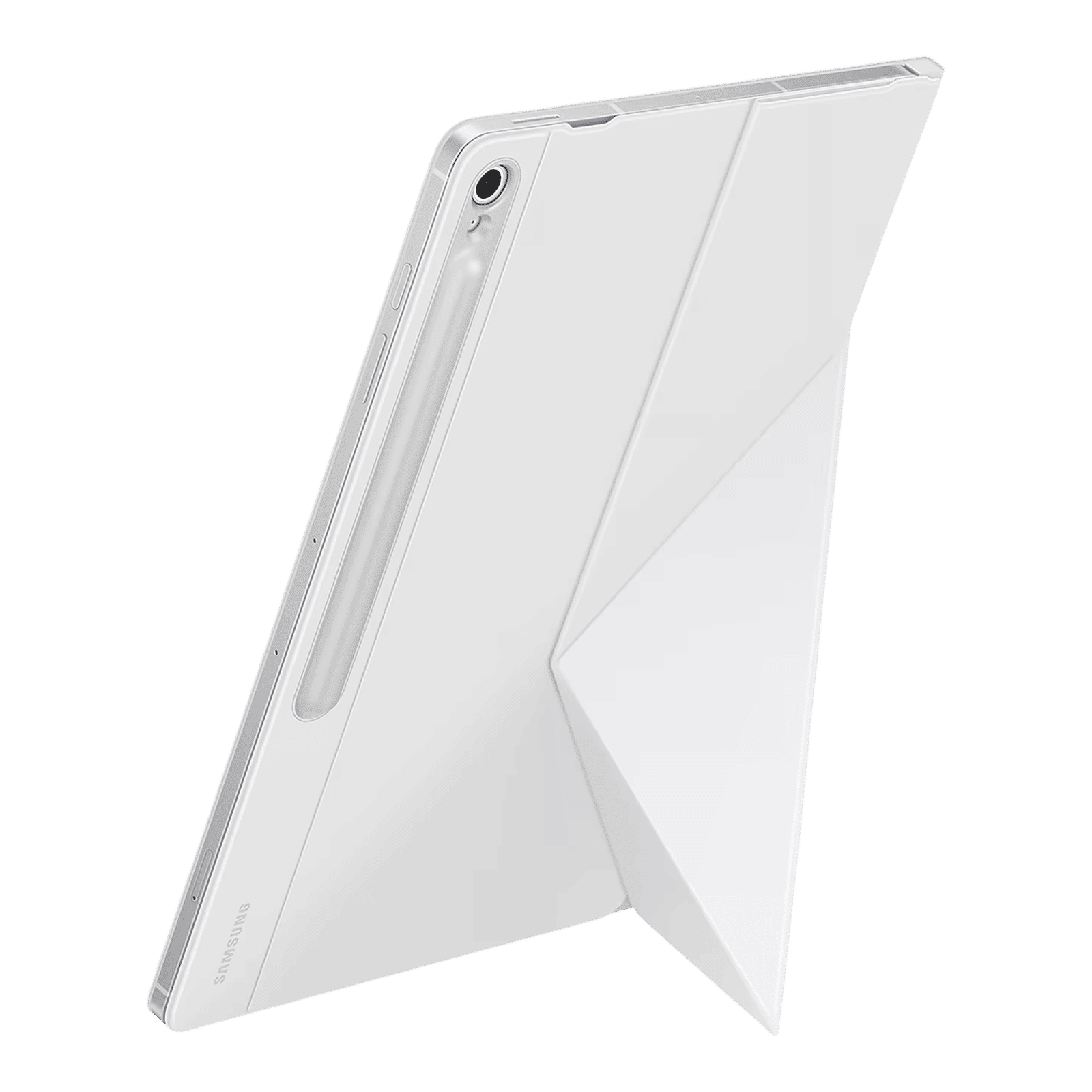 SAMSUNG EF-BX620PWEG Polyurethane Flip Cover for Galaxy Tab S10 FE Plus (Magnetically Attachable, White)_8