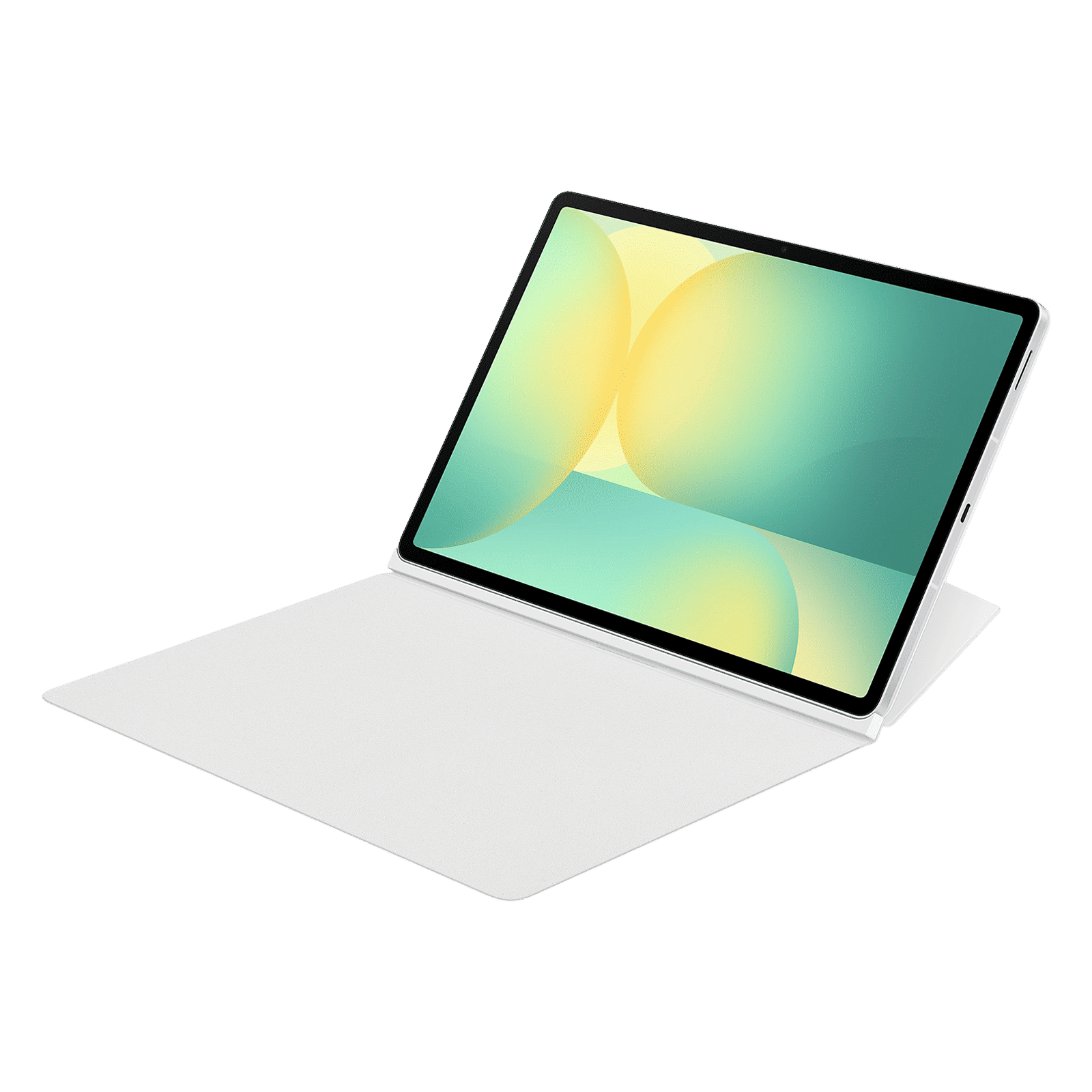 SAMSUNG EF-BX620PWEG Polyurethane Flip Cover for Galaxy Tab S10 FE Plus (Magnetically Attachable, White)_9