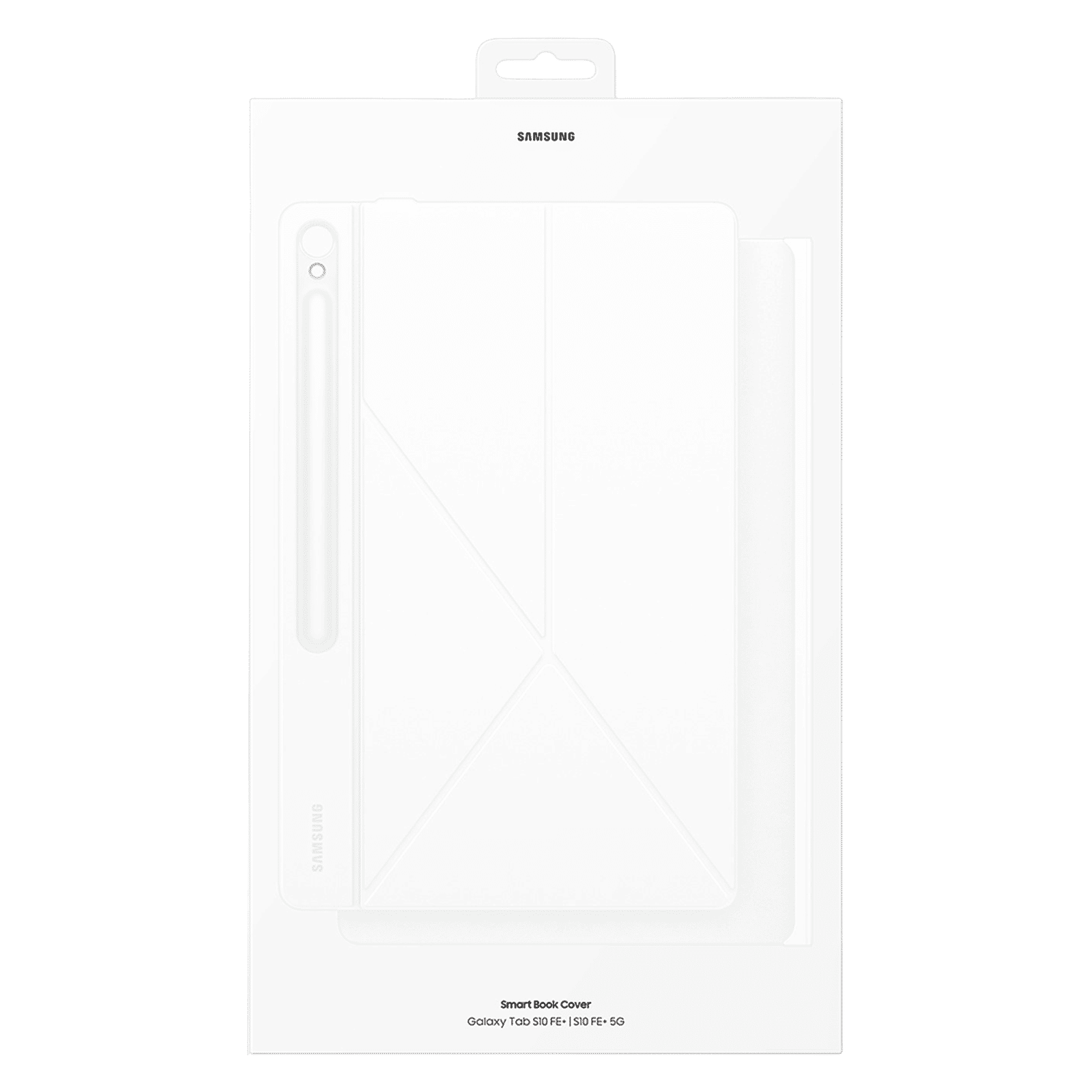SAMSUNG EF-BX620PWEG Polyurethane Flip Cover for Galaxy Tab S10 FE Plus (Magnetically Attachable, White)_12