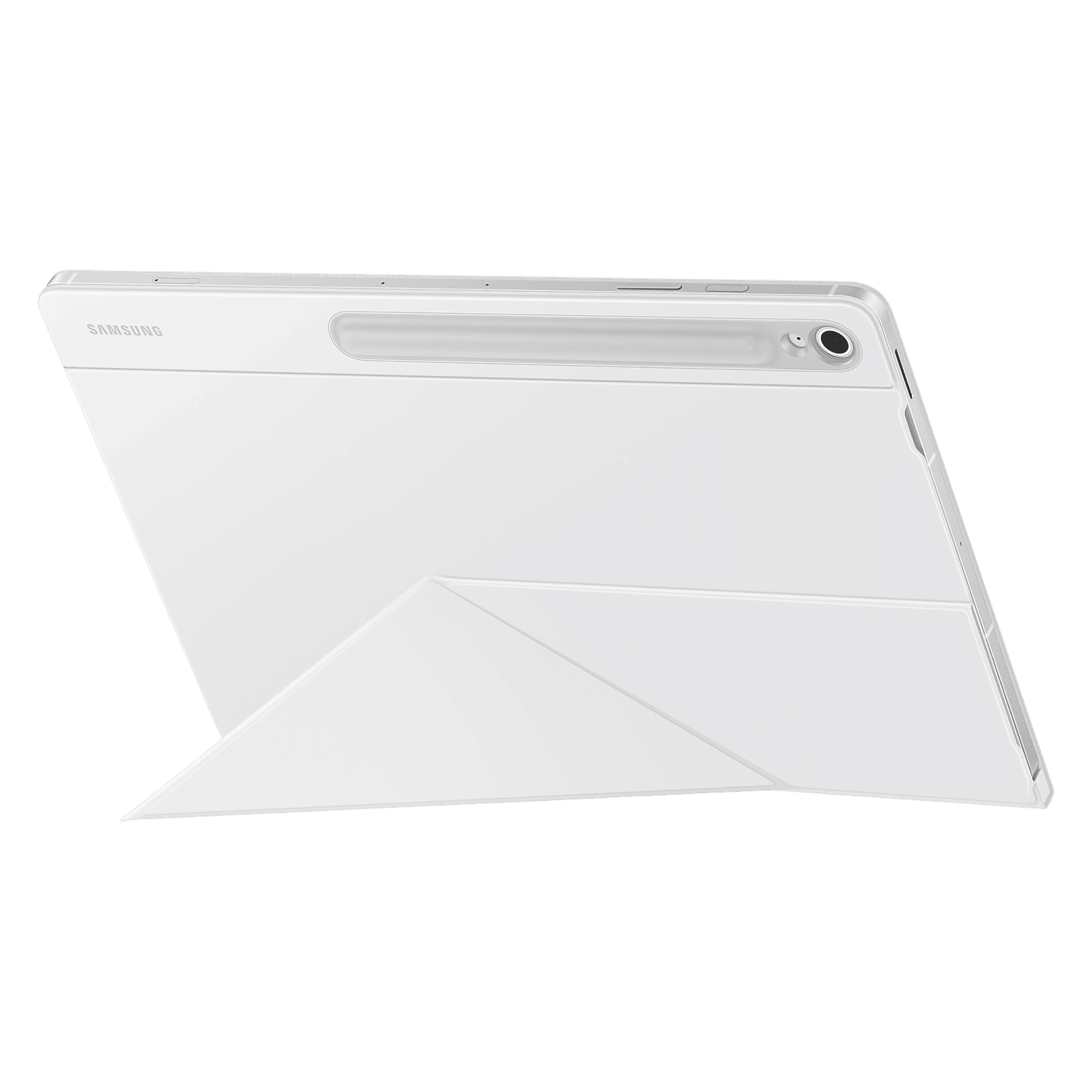 SAMSUNG EF-BX620PWEG Polyurethane Flip Cover for Galaxy Tab S10 FE Plus (Magnetically Attachable, White)_2