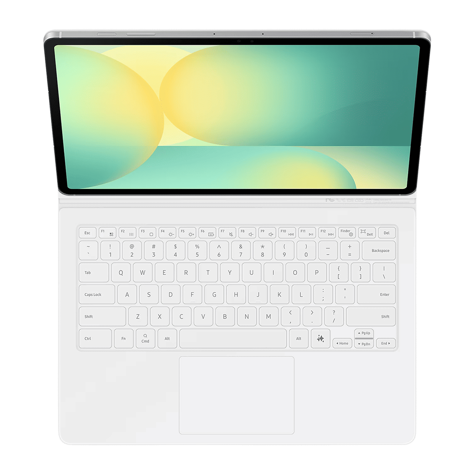 SAMSUNG EF-BX620PWEG Keyboard Folio Case for Galaxy Tab S10 FE Plus (Magnetically Attachable, White) SAMSUNG EF-BX620PWEG Keyboard Folio Case for Galaxy Tab S10 FE Plus (Magnetically Attachable, White)_10