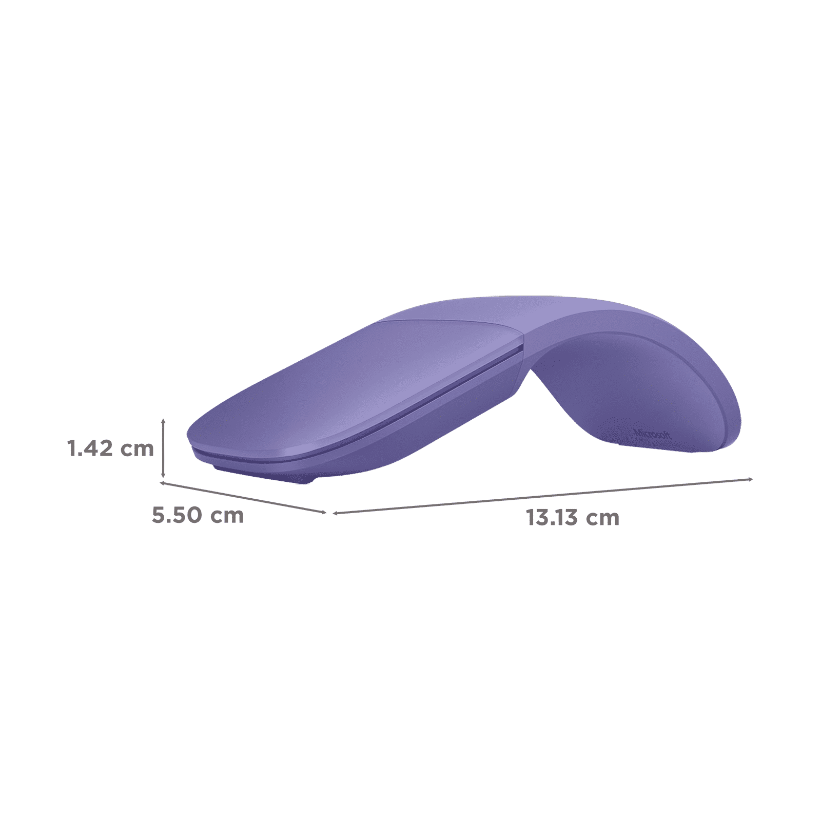 Microsoft Surface Arc Bluetooth Wireless Laser Mouse with Touch Scroll Plane (Vertically & Horizontally Scrolling, Violet)_2