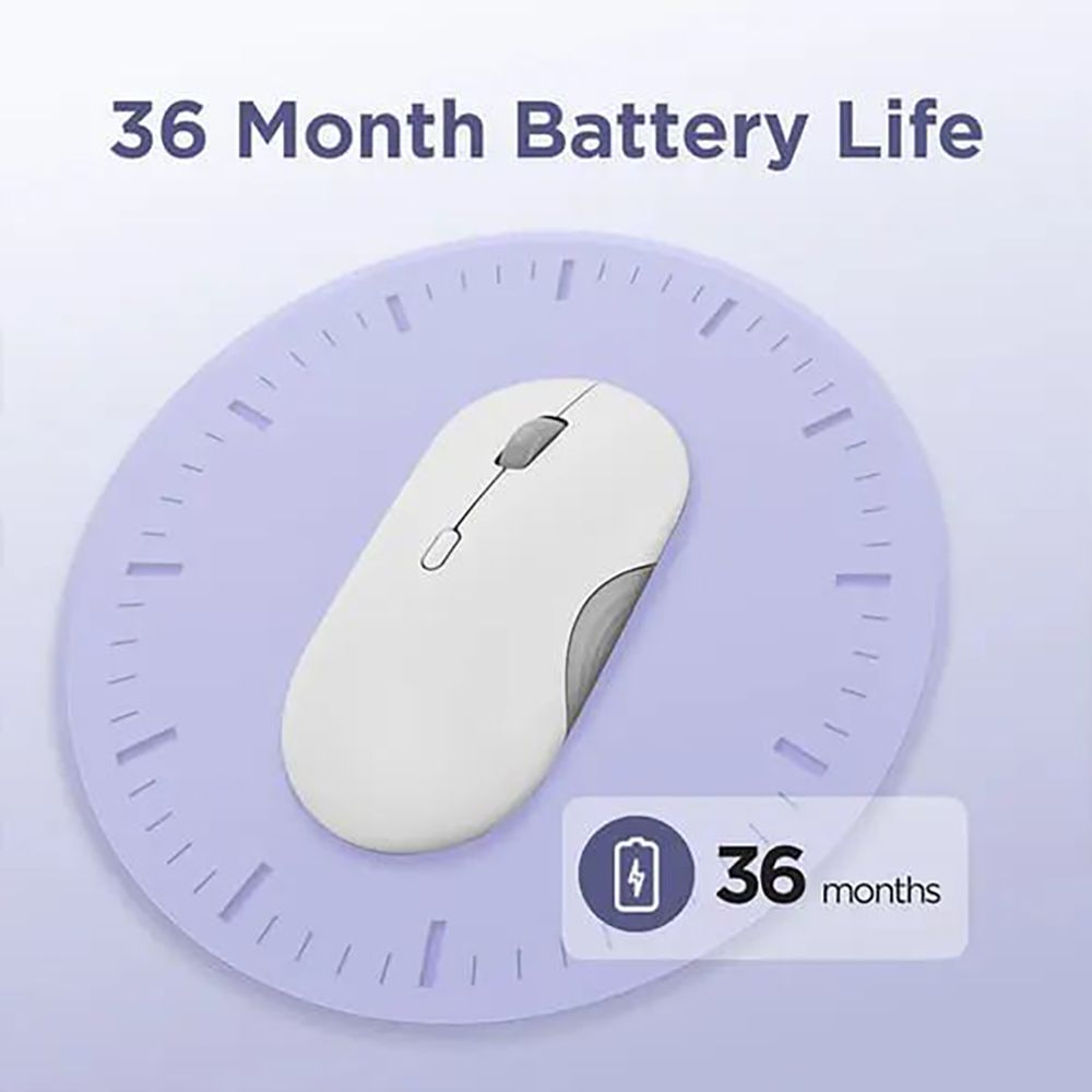 Lenovo 350 Silent Bluetooth 5.3 Wireless Optical Performance Mouse with Customizable Buttons (2400 DPI Adjustable, Full-size Ambidextrous Ergonomic, Cloud Grey)_12