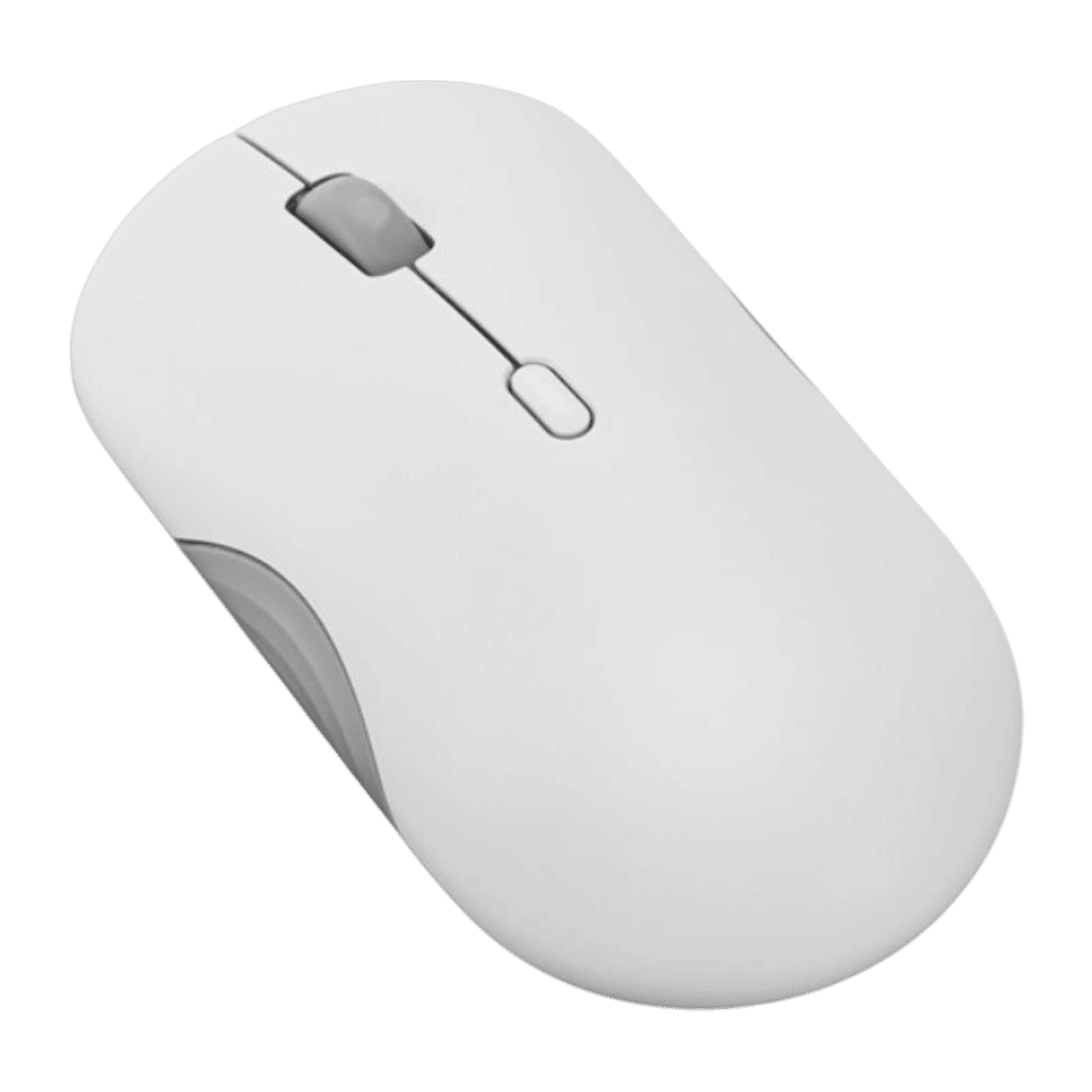 Lenovo 350 Silent Bluetooth 5.3 Wireless Optical Performance Mouse with Customizable Buttons (2400 DPI Adjustable, Full-size Ambidextrous Ergonomic, Cloud Grey)_2