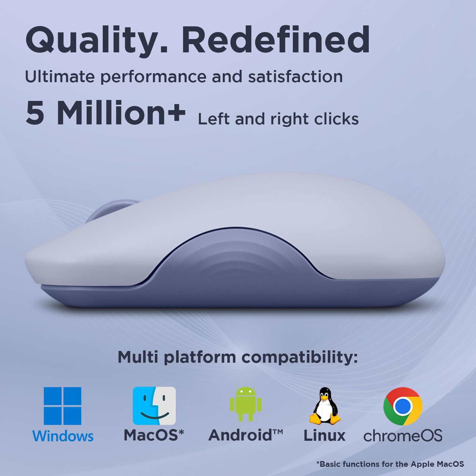 Lenovo 350 Silent Bluetooth 5.3 Wireless Optical Performance Mouse with Customizable Buttons (2400 DPI Adjustable, Full-size Ambidextrous Ergonomic, Meta Grape)_9