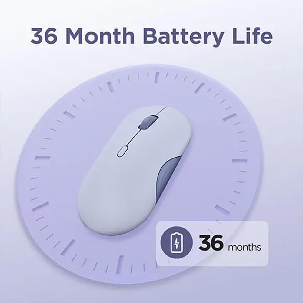 Lenovo 350 Silent Bluetooth 5.3 Wireless Optical Performance Mouse with Customizable Buttons (2400 DPI Adjustable, Full-size Ambidextrous Ergonomic, Meta Grape)_17