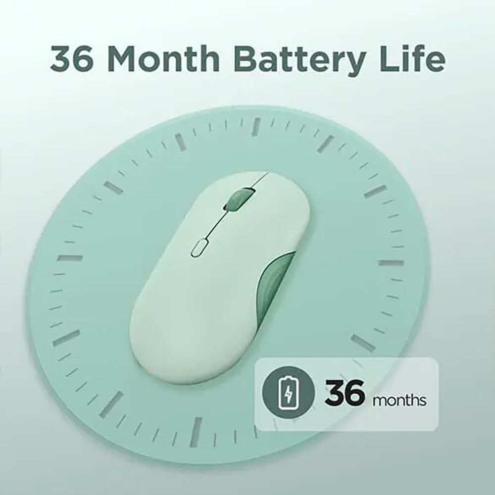 Lenovo 350 Silent Bluetooth 5.3 Wireless Optical Performance Mouse with Customizable Buttons (2400 DPI Adjustable, Full-size Ambidextrous Ergonomic, Breeze Moss)_12