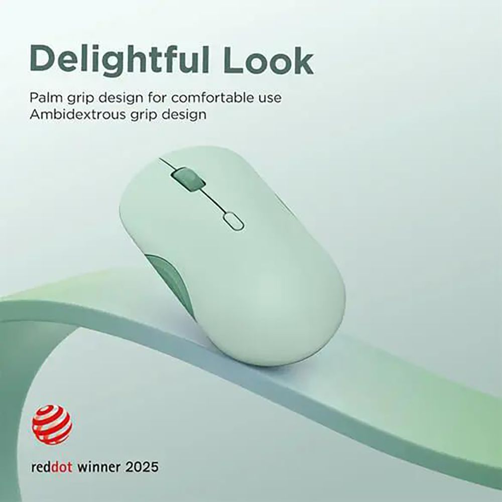 Lenovo 350 Silent Bluetooth 5.3 Wireless Optical Performance Mouse with Customizable Buttons (2400 DPI Adjustable, Full-size Ambidextrous Ergonomic, Breeze Moss)_16