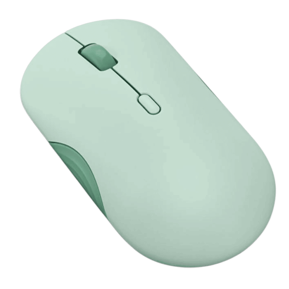 Lenovo 350 Silent Bluetooth 5.3 Wireless Optical Performance Mouse with Customizable Buttons (2400 DPI Adjustable, Full-size Ambidextrous Ergonomic, Breeze Moss)_2