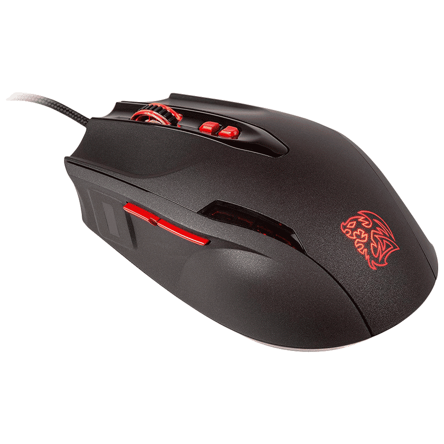 Thermaltake 5700 DPI Wired Fingerprint Mouse (MO-BKV-WDLGBK-01, Black)_1