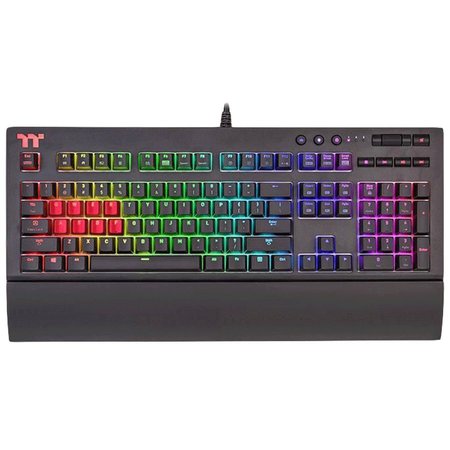 Thermaltake X1 RGB Gaming Keyboard (KB-TPX-BLBRUS-01, Cherry Mix Blue)_1