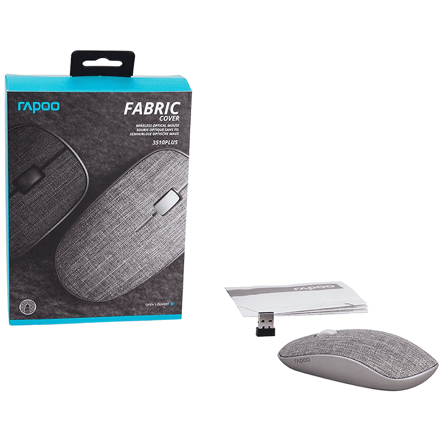 rapoo 3510 Plus 1000 DPI Wireless Optical Mouse (Grey) rapoo 3510 Plus 1000 DPI Wireless Optical Mouse (Grey)_5