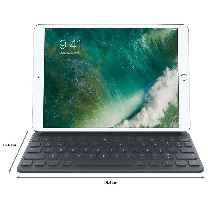 Apple MPTL2LB/A Bluetooth Keyboard for 26.67 cm iPad Pro (Foldable Design, Black)_2