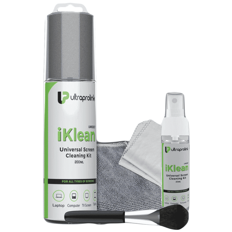 ultraprolink iKlean Antibacterial Screen Cleaning and Sanitizer Kit (Anti-Drip, UM1027, White)_1