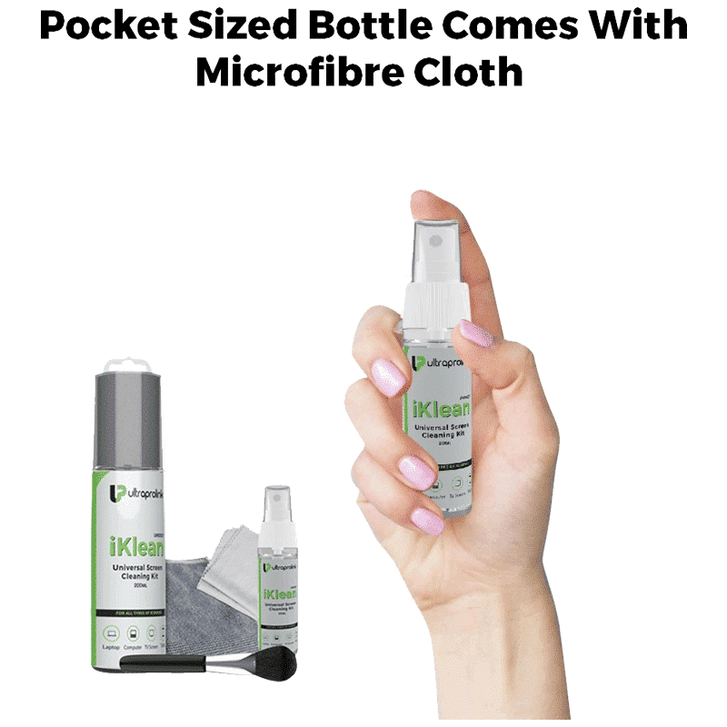ultraprolink iKlean Antibacterial Screen Cleaning and Sanitizer Kit (Anti-Drip, UM1027, White)_3