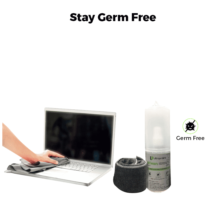 ultraprolink iKlean Antibacterial Screen Cleaning and Sanitizer Kit (Anti-Drip, UM1027, White)_4