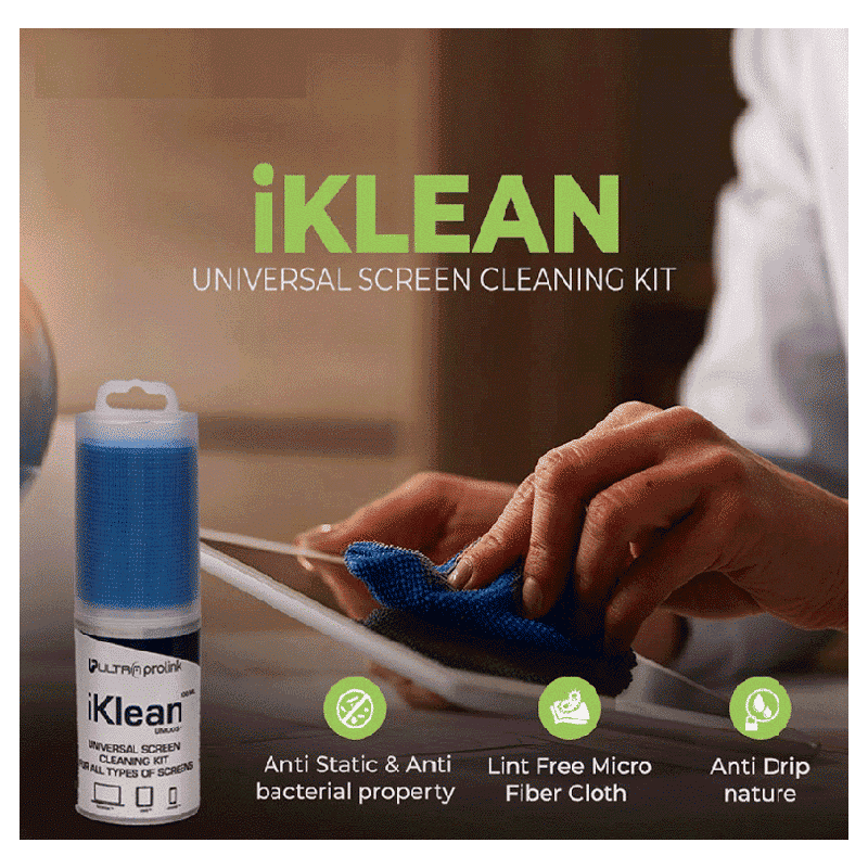 ultraprolink iKlean Universal Screen Cleaning Kit (UM0051, White) ultraprolink iKlean Universal Screen Cleaning Kit (UM0051, White)_6